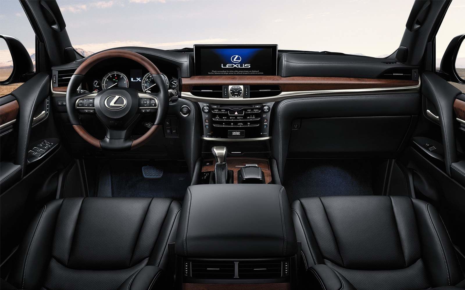 Lexus 2020 Lx 570 Interior Black Leather Dash L 